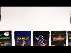 Tütün Paketleme Çantası Pet Alüminize Kompozit Nem Kanıtlı Fermuar Çantası