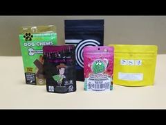 1g Küçük Boyutlu Siyah Çocuklara Karşı Dayanıklı Çanta Kendi Kendine Dayanan Plastik Fermuar Kilitli