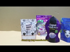 Üretici PET Gıda Ambalajı Düz Alt Zipper Plastik Köpek Gıda Ambalajı Torbası