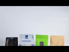 Sekiz taraflı mühürlü düz tabanlı çanta