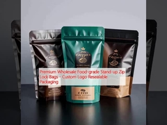 Premium Toptan Satış Gıda Kaliteli Direk Zip Kilitli Çantalar - Özel Logo Yeniden Kapanabilir Ambalaj