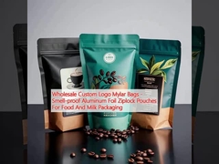 Toptan Teslim Özel Logo Mylar Torbaları - Gıda ve Süt Ambalajı İçin Kokusuz Alüminyum Folyo Ziplock Cüzdanlar