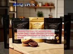 Gelişmiş Alüminyum folyo laminatlı Mylar depolama torbaları.