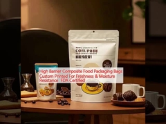 Yüksek bariyerli bileşik gıda ambalajı torbaları tazelik ve nem direnci için özel basılı FDA sertifikalı