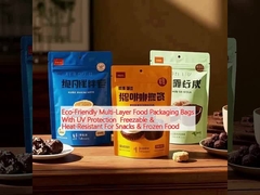 Ekoloji dostu çok katmanlı gıda ambalajı torbaları, UV koruması ile dondurulabilir ve ısıya dayanıklı, atıştırmalıklar ve dondurulmuş gıdalar için