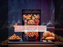 Islaklık Dayanıklı Kompozite Çantalar Yiyecek Paketleme Çantaları Atıştırmalıklar ve Kurabiye için Toptan Satın Alım