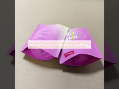 Premium Özel Protein Tozu Poşetleri | Yüksek Bariyer, Neme Dayanıklı, Dayanıklı, Sızdırmaz Çözümler
