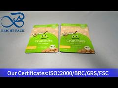 gevrekler ayakta duran fermuarlı kese