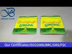 small custom child proof mylar bag