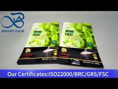 green stand up pouch for healthy sugar