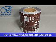 brown aluminum foil roll film for chocolate