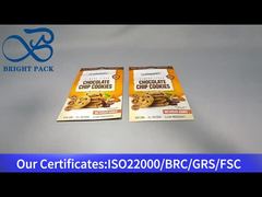 stand up pouch for chocolate chip cookies