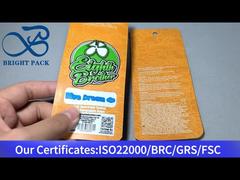 portakal küçük alüminyum-plastik mylar gıda depolama torbaları 1g