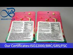 esrarlı hibrit çamaşır için pembe ayağa kalkan çocuklara dayanıklı ambalaj torbası