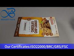 çikolatalı kurabiyeler ayakta duran fermuarlı poşet