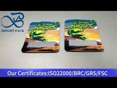 açık pencereli turuncu alüminyum folyo bileşik fermuar torbası