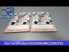 Evcil hayvan gıda ambalajı için pembe alüminyum plastik torba