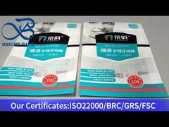 Diş ipi için özel yeniden kapatılabilir plastik torba