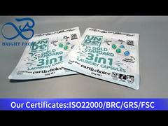 çamaşır kapsülleri için beyaz dik duran kese 420g