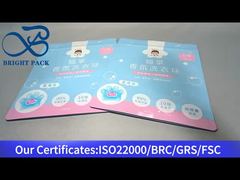 çamaşır baklaları için mavi stand up alüminyum plastik poşet 450g