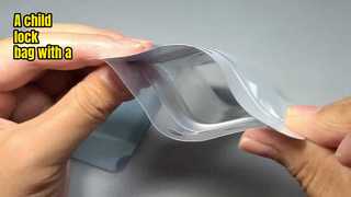 Gözlem pencereli çocuk kilidi çantası