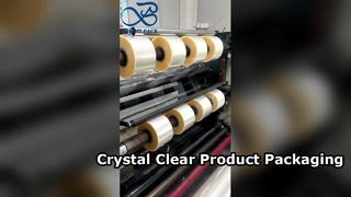 Şeffaf Ambalaj Rulo Filmi Yüksek Berraklık Gıda Sınıfı Esnek Paket Film Rulosu