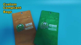 Esrar Markaları için ABD / AB Uyumlu Özel Baskı Çocuk Dayanıklı Çanta Toptancısı