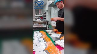 Özelleştirilmiş Gıda Güvenliği Torbaları Özel Baskı Marka Logosu Yiyecek Kesesi