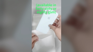 Nemle dayanıklı ambalajlar için biyolojik olarak ayrıştırılabilir özelleştirilebilir cam kağıt torbaları