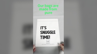 Kendinden Sızdırmazlık Yapan Yapışkan Şerit ve Tamamen Geri Dönüştürülebilir Pac ile 40g Glassine Saf Kağıt Giysi Posta Gönderim Çantası