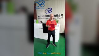 Kendiliğinden Sızdırmazlık Sağlayan Fermuarlı Kahve Torbası Birinci Sınıf Kahve Markası Ambalajı İçin Ayakta