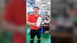 Kahve Markası İçin Gıda Sınıfı Düz ​​Tabanlı Kahve Torbası Sabit Raf Ekranı