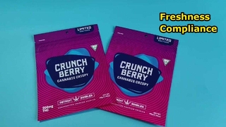 Esrar Tazeliği ve Uyumluluk İhtiyaçları için ABD Patentli Özel Mylar Kilitli Torbalar