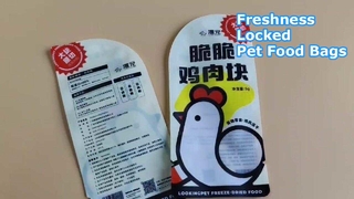 Tazelik ve Toplu Toptan Tedarik için Oksijen Bariyerli Pet Dondurularak Kurutulmuş Gıda Torbaları