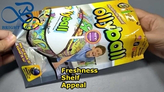 Yeniden Kapatılabilir Fermuar Kilitli Stand Up Kese