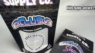 Özelleştirilmiş çocuk kilitli fermuarlı çantalar