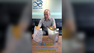 Kalınlaşmış Şeffaf Borulu Torbalar Sızdırmaz Gıda Sınıfı Sıvı Paketi Kese