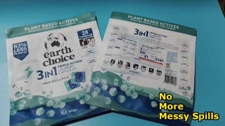 Karışıklık Olmayan Ev Depolama İhtiyaçları için Sızdırmaz Çamaşır Kapsülleri Fermuarlı Çantalar