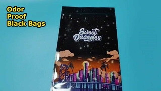 Depolama ve Toplu Toptan Satış için Koku Geçirmez Siyah Alüminyum Folyo Kompozit Fermuarlı Çantalar