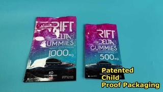 Esrar Uyumluluk İhtiyaçları için ABD Patentli Özel Boyutlu, Çocuk Korumalı Kilitli Çantalar