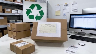Plastik İçermeyen Biyobozunur FSC Sertifikalı Paketleme Listesi Zarfı