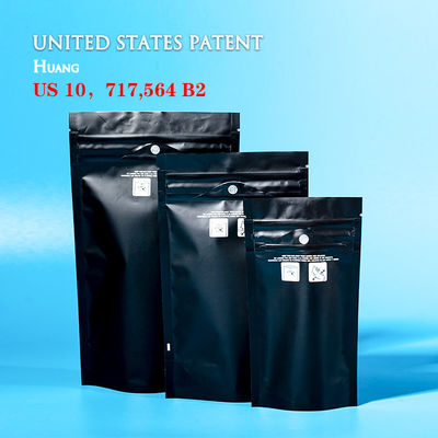 Özel Çocuk Kilitli Güvenli Sıcaklık Sızdırmazlık Alüminyum Mylar 5 Oz Stand Up Zip Top Çantaları