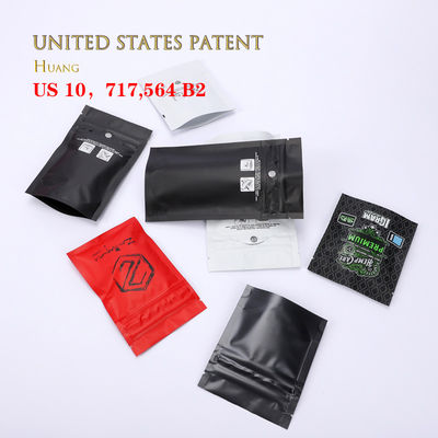 Çocuklara dayanıklı Mylar Çantaları Özel Kokusuz Çocuklara Dayanıklı Plastik Fermuar Kilitli Çocuklara Dayanıklı Çanta