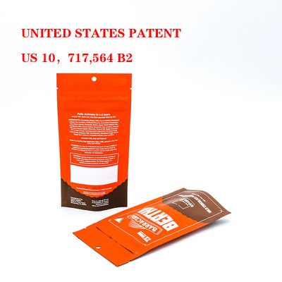 Kokusuz ve kendi kendini taşıyan plastik fermuar kilitli daha güvenli çocuklara karşı koruma çantaları