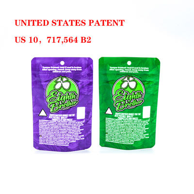 Kokusuz plastik fermuar kilitli çocuk koruyucu çantalar kendi kendine duran yemek çantası özel yapımı