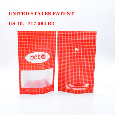 Özel kokusuz çocuk koruyucu çantalar kendi kendine duran plastik fermuar kilitli gıda torbaları