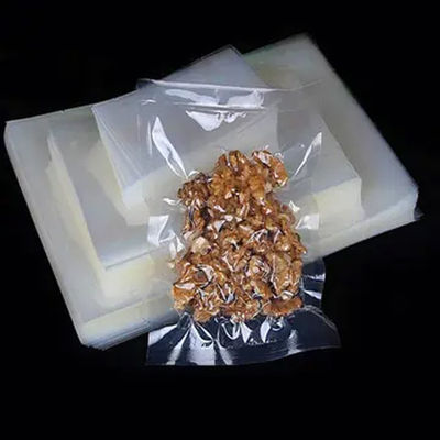 Şeffaf Nylon Vakum Çantası Laminat Retort Cüppeleri Üç taraflı Mühür