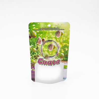 Çocuklara dayanıklı siyah tek kullanımlık Mylar çantaları Polyester ot torbası