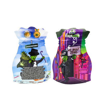 Özel tasarımlı Mylar Torbası 3.5g Güvenli ot ambalajı için boş
