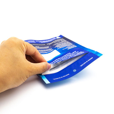 Üç taraflı Çocuklara Karşı Zipper Ambalaj Çantası Özel Üretici Vmopp+Pet+Pe Plastik Kompozit Çantası